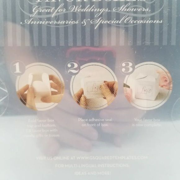 Jewel Love Favor Box Kit Weddings Anniversaries Special Occasions 50 Count - Picture 4 of 5